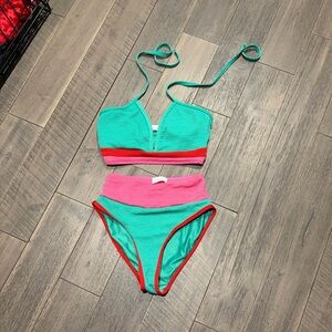 Pink Lily Bathing Suit